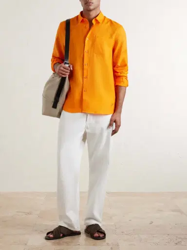 Vilebrequin Caroubis Linen Shirt - Men | Thumbnail 2 Vilebrequin Caroubis Linen Shirt - Men | Thumbnail 2