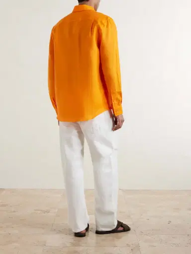 Vilebrequin Caroubis Linen Shirt - Men | Thumbnail 4 Vilebrequin Caroubis Linen Shirt - Men | Thumbnail 4