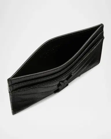 Saint Laurent YSL Monogram Card Case in Grained Leather | Thumbnail 3 Saint Laurent YSL Monogram Card Case in Grained Leather | Thumbnail 3