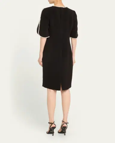 Rickie Freeman for Teri Jon Pearl Trimmed Sheath Dress | Thumbnail 9 Rickie Freeman for Teri Jon Pearl Trimmed Sheath Dress | Thumbnail 9