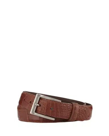 W. Kleinberg Matte Alligator Belt with Interchangeable Buckles | Thumbnail 1 W. Kleinberg Matte Alligator Belt with Interchangeable Buckles | Thumbnail 1