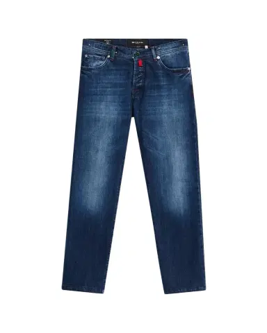 Kiton Men's Slim-Fit Dark Wash Jeans | Thumbnail 1 Kiton Men's Slim-Fit Dark Wash Jeans | Thumbnail 1