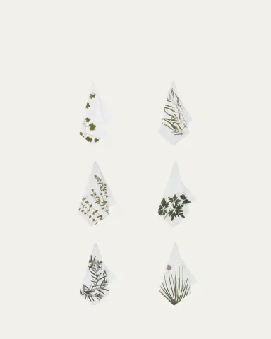 SUMMERILL & BISHOP Herbarium Napkins, Set of 6 | Thumbnail 2 SUMMERILL & BISHOP Herbarium Napkins, Set of 6 | Thumbnail 2