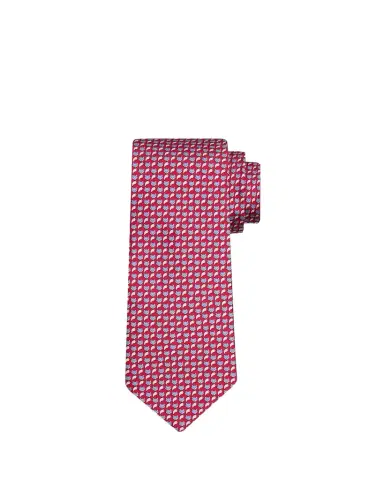 Ferragamo Men's Fox Face and Tail Silk Tie | Thumbnail 1 Ferragamo Men's Fox Face and Tail Silk Tie | Thumbnail 1