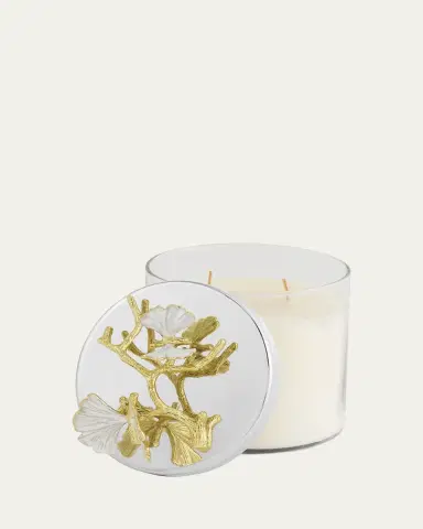 Michael Aram Butterfly Ginkgo White & Gold Candle | Thumbnail 2 Michael Aram Butterfly Ginkgo White & Gold Candle | Thumbnail 2