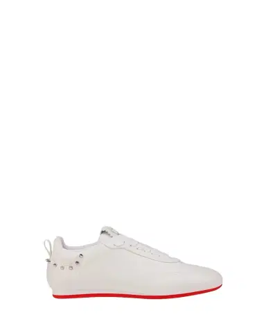 Christian Louboutin Eleonora Leather Red Sole Low-Top Sneakers | Thumbnail 1 Christian Louboutin Eleonora Leather Red Sole Low-Top Sneakers | Thumbnail 1