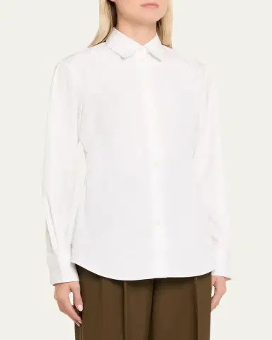 RÓHE Shaped Cotton Poplin Shirt | Thumbnail 4 RÓHE Shaped Cotton Poplin Shirt | Thumbnail 4