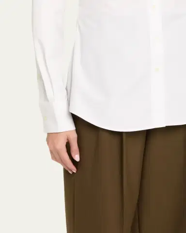 RÓHE Shaped Cotton Poplin Shirt | Thumbnail 5 RÓHE Shaped Cotton Poplin Shirt | Thumbnail 5