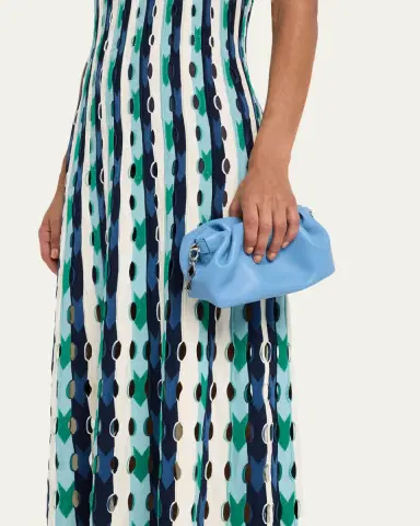 Christian Louboutin Eva Mini Pleated Crossbody Bag in Nappa Leather | Thumbnail 2 Christian Louboutin Eva Mini Pleated Crossbody Bag in Nappa Leather | Thumbnail 2