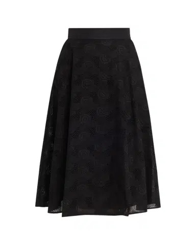 Akris Orbit Broderie Anglaise Midi Skirt | Thumbnail 1 Akris Orbit Broderie Anglaise Midi Skirt | Thumbnail 1