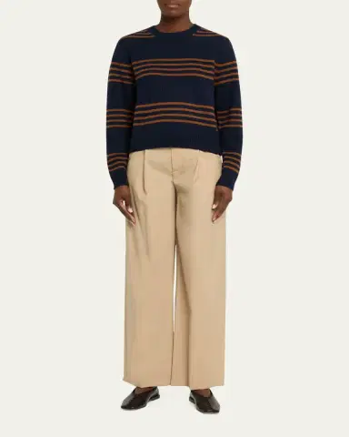 Kule SKN Striped Pointelle Cashmere Sweater | Thumbnail 2 Kule SKN Striped Pointelle Cashmere Sweater | Thumbnail 2