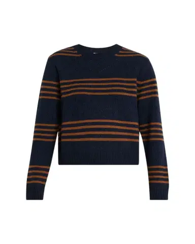 Kule SKN Striped Pointelle Cashmere Sweater | Thumbnail 1 Kule SKN Striped Pointelle Cashmere Sweater | Thumbnail 1