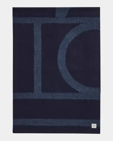 Toteme Monogram Twill Scarf | Thumbnail 3 Toteme Monogram Twill Scarf | Thumbnail 3