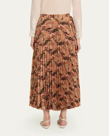 Etro Pleated Paisley Maxi Skirt | Thumbnail 3 Etro Pleated Paisley Maxi Skirt | Thumbnail 3