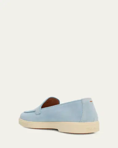 Santoni Suede Loafers | Thumbnail 4 Santoni Suede Loafers | Thumbnail 4