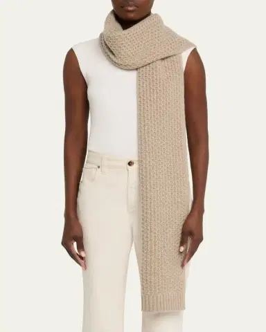Loro Piana Jungfrau Baby Cashmere Scarf | Thumbnail 3 Loro Piana Jungfrau Baby Cashmere Scarf | Thumbnail 3