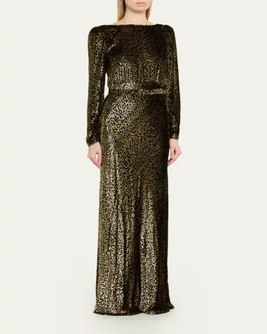 Libertine Vreeland Belted Look Back Gown | Thumbnail 4 Libertine Vreeland Belted Look Back Gown | Thumbnail 4