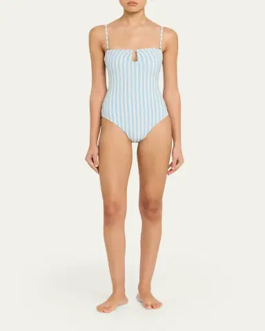 Simkhai Noa Bandeau One-Piece Swimsuit | Thumbnail 2 Simkhai Noa Bandeau One-Piece Swimsuit | Thumbnail 2