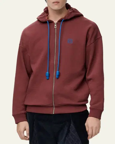 Loewe Men's Anagram Zip-Up Hoodie | Thumbnail 4 Loewe Men's Anagram Zip-Up Hoodie | Thumbnail 4