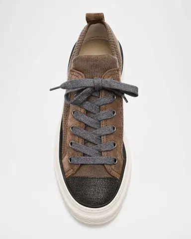 Brunello Cucinelli Monili Knit Low-Top Sneakers | Thumbnail 5 Brunello Cucinelli Monili Knit Low-Top Sneakers | Thumbnail 5
