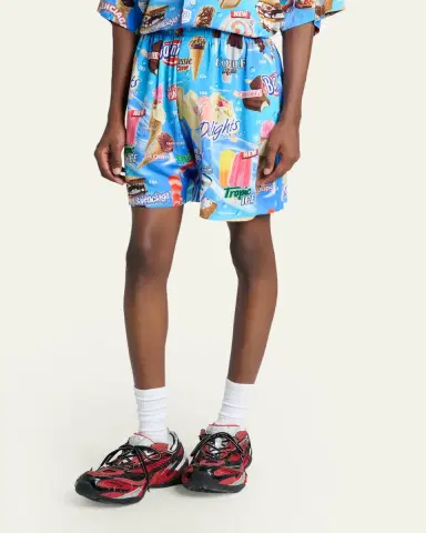 Balenciaga Men's Sweet Treat Pajama Shorts | Thumbnail 4 Balenciaga Men's Sweet Treat Pajama Shorts | Thumbnail 4