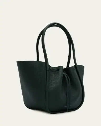 Proenza Schouler Large Ruched Pebbled Leather Tote Bag | Thumbnail 3 Proenza Schouler Large Ruched Pebbled Leather Tote Bag | Thumbnail 3