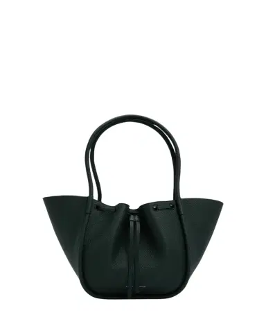 Proenza Schouler Large Ruched Pebbled Leather Tote Bag | Thumbnail 1 Proenza Schouler Large Ruched Pebbled Leather Tote Bag | Thumbnail 1
