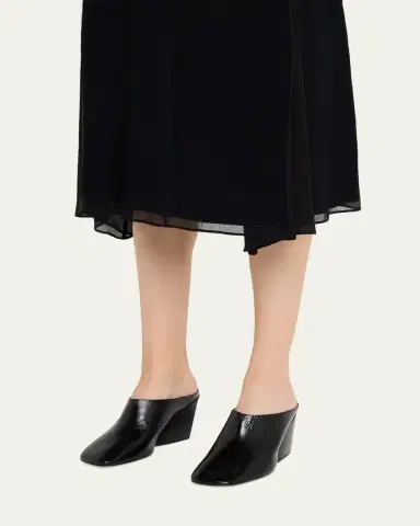 Proenza Schouler Slant Leather Mules | Thumbnail 2 Proenza Schouler Slant Leather Mules | Thumbnail 2