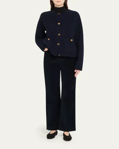 Toteme Straight Corduroy Trousers | Thumbnail 2 Toteme Straight Corduroy Trousers | Thumbnail 2