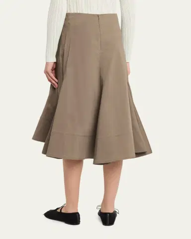 Proenza Schouler Janan Canvas Midi Skirt | Thumbnail 3 Proenza Schouler Janan Canvas Midi Skirt | Thumbnail 3