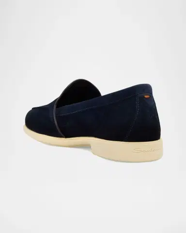 Santoni Suede Loafers | Thumbnail 2 Santoni Suede Loafers | Thumbnail 2