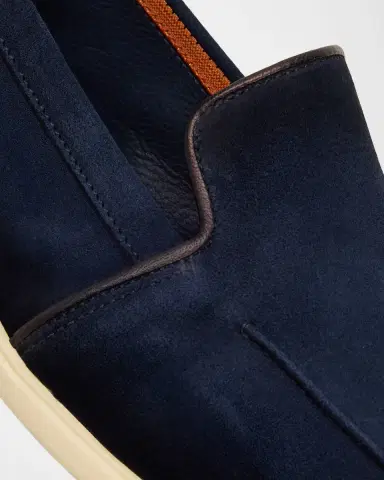 Santoni Suede Loafers | Thumbnail 3 Santoni Suede Loafers | Thumbnail 3