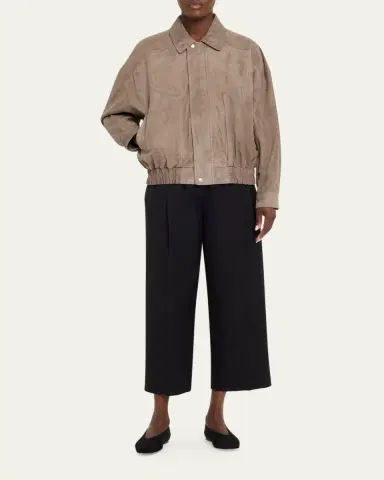 Arma Frederica Suede Bomber Jacket | Thumbnail 2 Arma Frederica Suede Bomber Jacket | Thumbnail 2