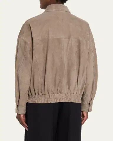 Arma Frederica Suede Bomber Jacket | Thumbnail 3 Arma Frederica Suede Bomber Jacket | Thumbnail 3
