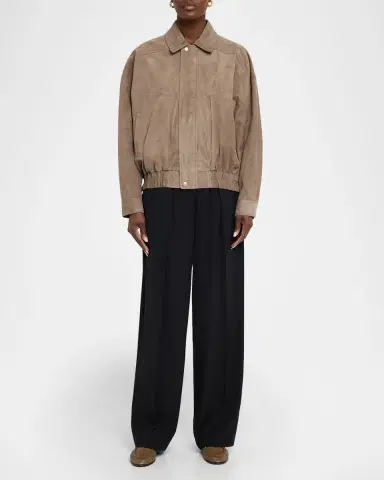 Arma Frederica Suede Bomber Jacket | Thumbnail 6 Arma Frederica Suede Bomber Jacket | Thumbnail 6
