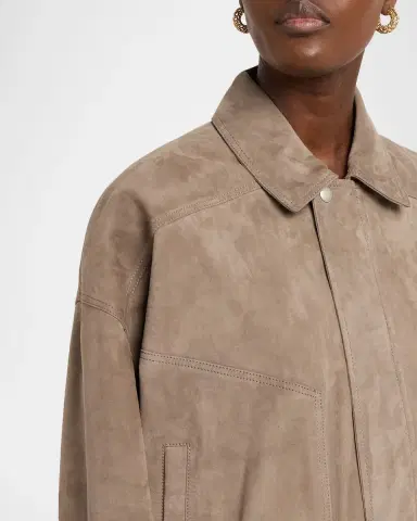 Arma Frederica Suede Bomber Jacket | Thumbnail 9 Arma Frederica Suede Bomber Jacket | Thumbnail 9