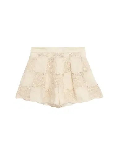 Zimmermann Wanderlust Crochet Cotton-Blend Shorts | Thumbnail 1 Zimmermann Wanderlust Crochet Cotton-Blend Shorts | Thumbnail 1