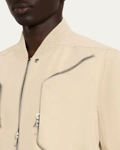 Rick Owens Men's Heizer Flight Blomber Jacket | Thumbnail 5 Rick Owens Men's Heizer Flight Blomber Jacket | Thumbnail 5