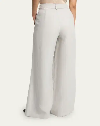 Giorgio Armani Linen Straight-Leg Trousers | Thumbnail 3 Giorgio Armani Linen Straight-Leg Trousers | Thumbnail 3