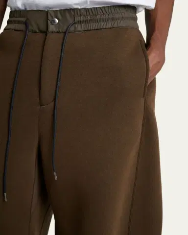 sacai Men's Sponge Barrel-Leg Sweatpants | Thumbnail 5 sacai Men's Sponge Barrel-Leg Sweatpants | Thumbnail 5