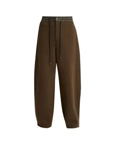 sacai Men's Sponge Barrel-Leg Sweatpants | Thumbnail 1 sacai Men's Sponge Barrel-Leg Sweatpants | Thumbnail 1