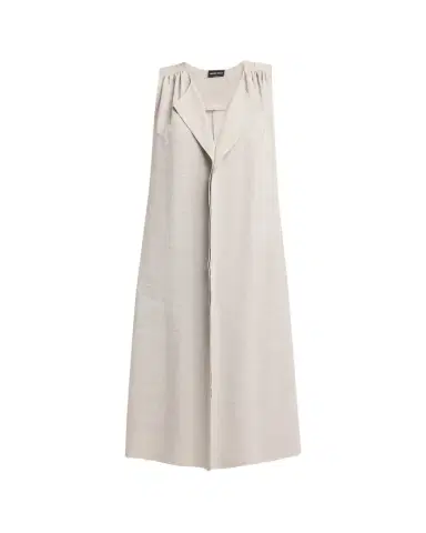 Giorgio Armani Sleeveless Silk Maxi Shirtdress | Thumbnail 1 Giorgio Armani Sleeveless Silk Maxi Shirtdress | Thumbnail 1