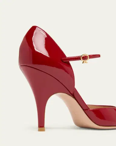 Gianvito Rossi 95mm Sofia Patent Leather d'Orsay Pumps | Thumbnail 3 Gianvito Rossi 95mm Sofia Patent Leather d'Orsay Pumps | Thumbnail 3