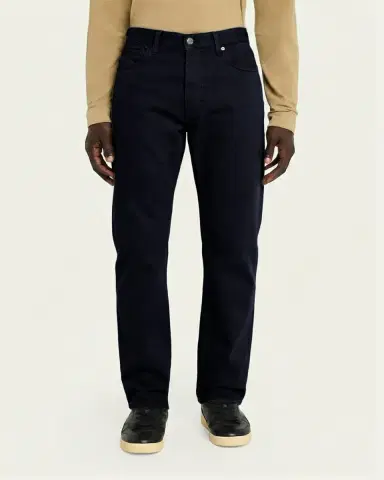 Stone Island Men's Cotton Denim Straight Leg Five-Pocket Pants | Thumbnail 4 Stone Island Men's Cotton Denim Straight Leg Five-Pocket Pants | Thumbnail 4