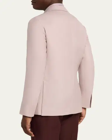Brioni Men's Soffio Cashmere Double-Breasted Jacket | Thumbnail 3 Brioni Men's Soffio Cashmere Double-Breasted Jacket | Thumbnail 3