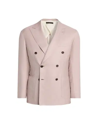 Brioni Men's Soffio Cashmere Double-Breasted Jacket | Thumbnail 1 Brioni Men's Soffio Cashmere Double-Breasted Jacket | Thumbnail 1