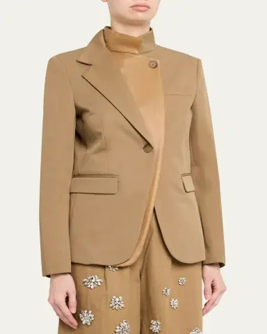 TWP The Double Take Blazer in Trench Chino Twill | Thumbnail 4 TWP The Double Take Blazer in Trench Chino Twill | Thumbnail 4