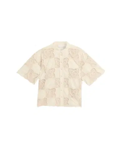 Zimmermann Wanderlust Embroidered Crochet Shirt | Thumbnail 1 Zimmermann Wanderlust Embroidered Crochet Shirt | Thumbnail 1