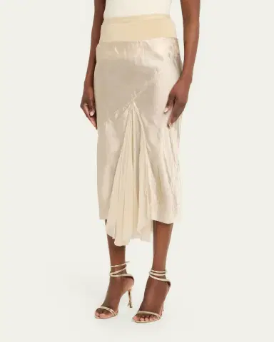 Rick Owens Asymmetric Bias Midi Skirt | Thumbnail 4 Rick Owens Asymmetric Bias Midi Skirt | Thumbnail 4