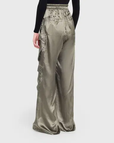 Rick Owens Belas Satin Wide-Leg Cargo Pants | Thumbnail 7 Rick Owens Belas Satin Wide-Leg Cargo Pants | Thumbnail 7